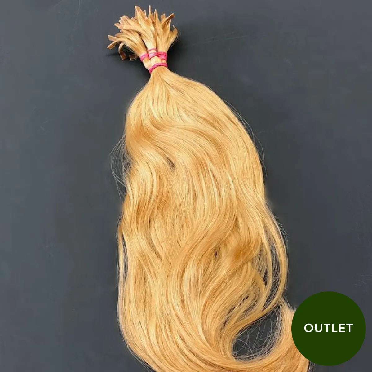 Ganzer Haarzopf (gefärbt) gebondet - 84 x 50cm Simple