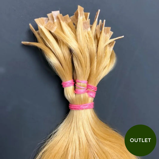 Ganzer Haarzopf (gefärbt) gebondet - 84 x 50cm Simple