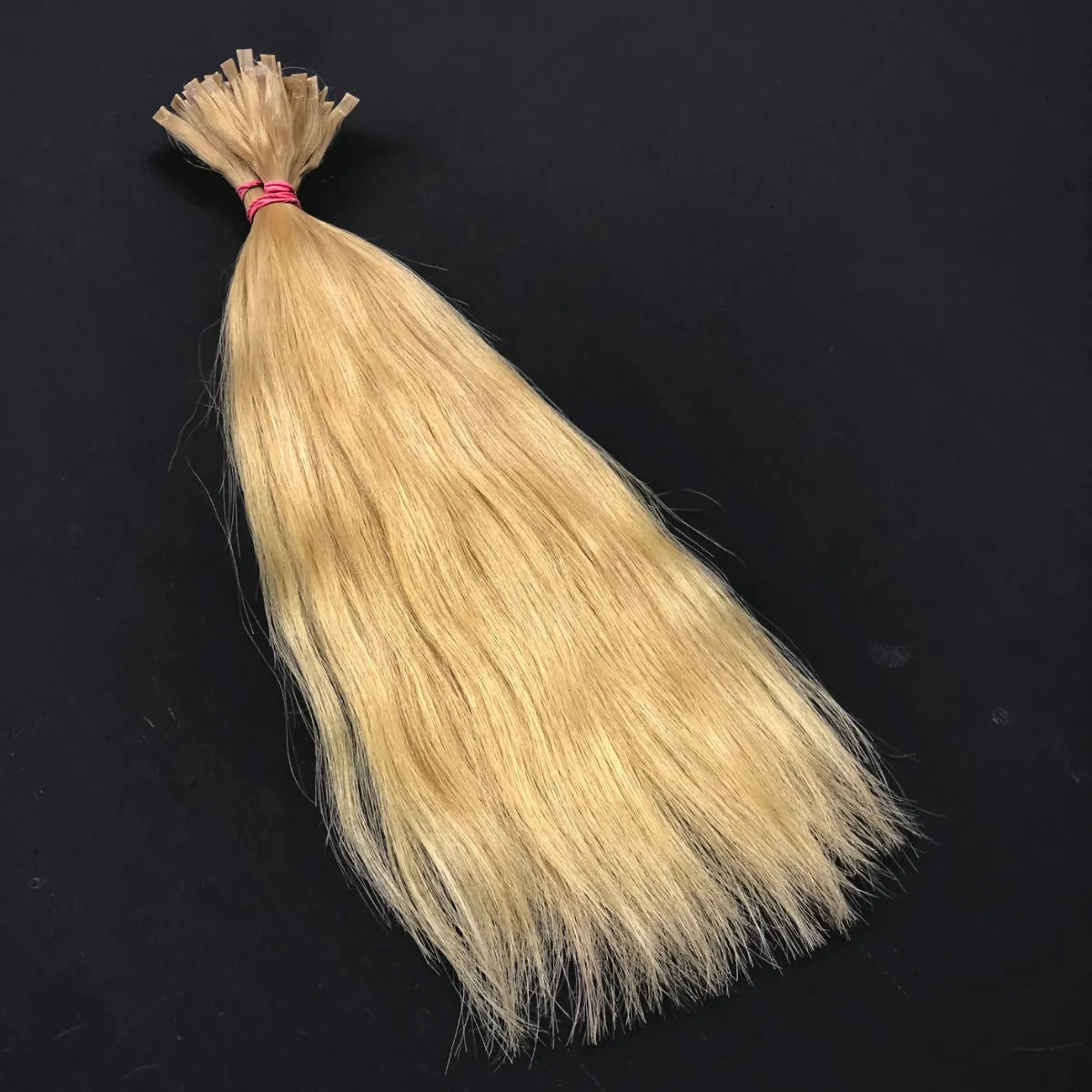 Ganzer Rohhaarzopf Gebondet - Platinblond 69 Strähnen 38Cm Simple