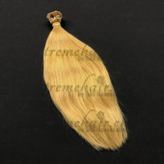 Rohhaare Für Extensions Gebondet - 10 Strähnen Gold / 45Cm Glatt Simple