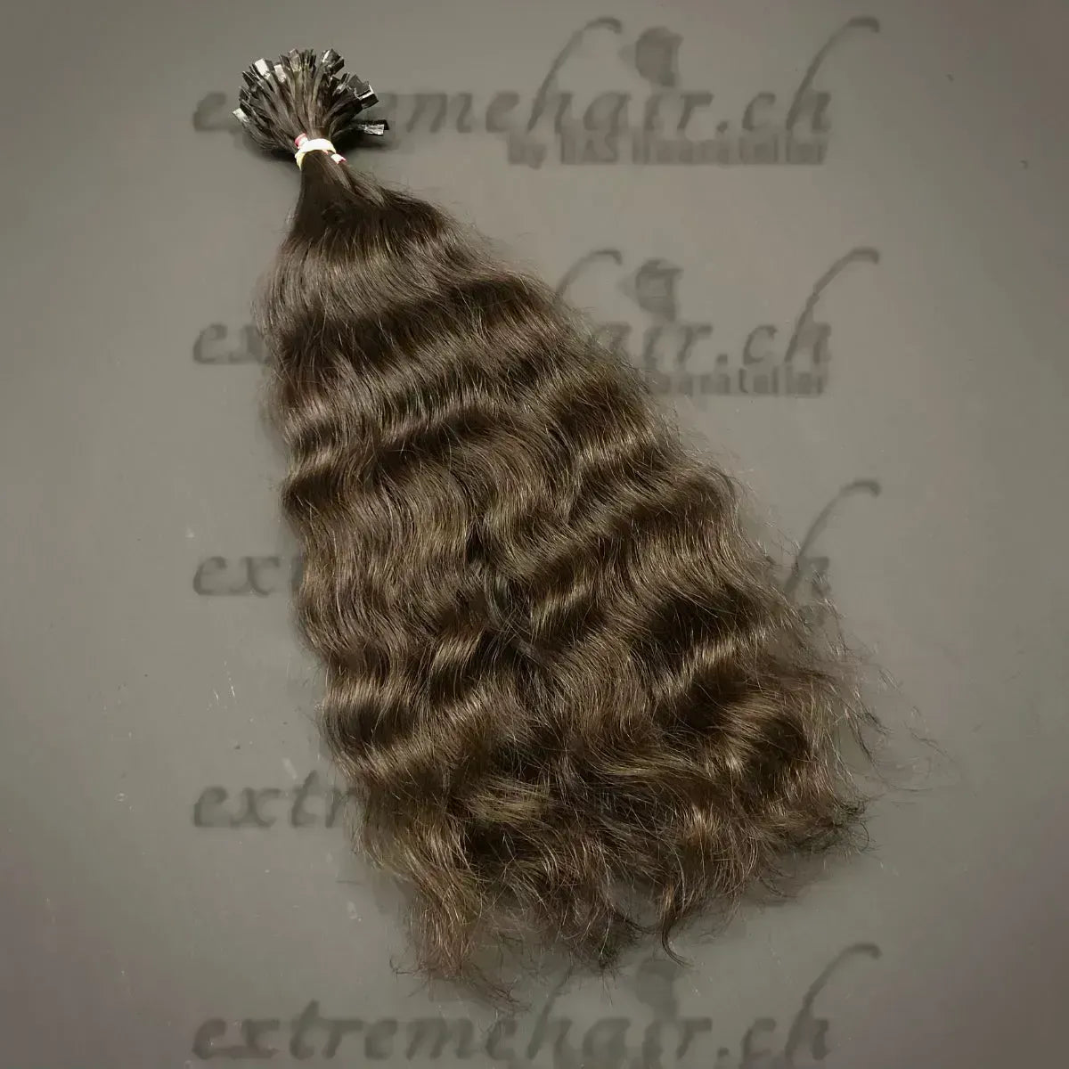 Rohhaare Für Extensions Gebondet - 10 Strähnen Sienna / 45Cm Stark Gewellt Simple