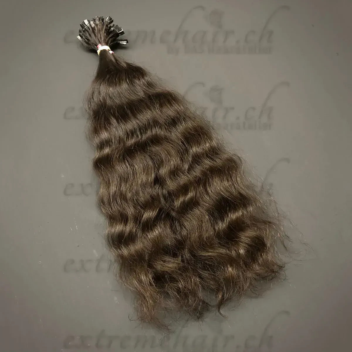 Rohhaare Für Extensions Gebondet - 10 Strähnen Sienna / 45Cm Stark Gewellt Simple