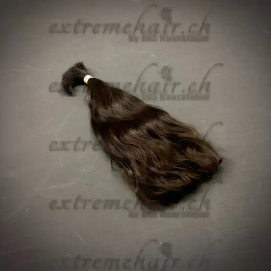 Rohhaare Für Extensions Gebondet - 10 Strähnen 50Cm / Maroon Gewellt Simple