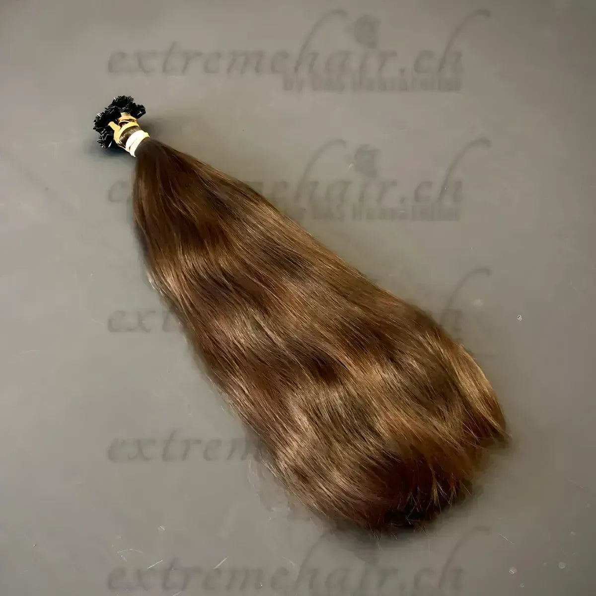 Rohhaare Für Extensions Gebondet - 10 Strähnen 50Cm / Tan Gewellt Simple