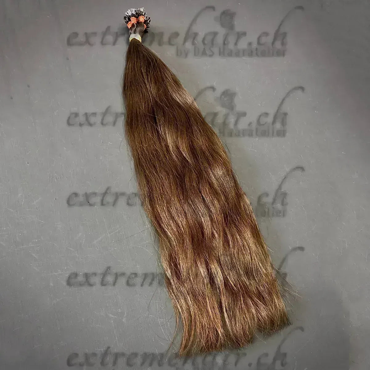 Rohhaare Für Extensions Gebondet - 10 Strähnen 60Cm / Tan Gewellt Simple