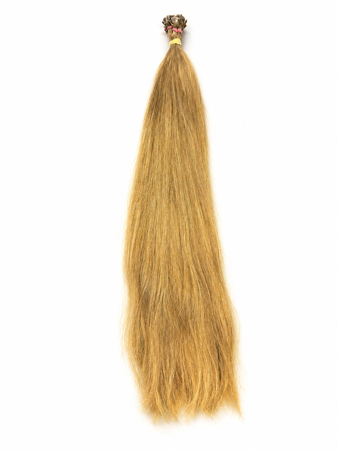 Europäischer Rohhaarzopf, 141 Keratin-Strähnen, 68 cm, blond Nr. 8