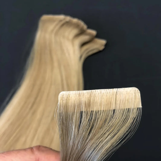 Invisible Tape Extensions 45cm, 10 pcs. - Honey Blonde