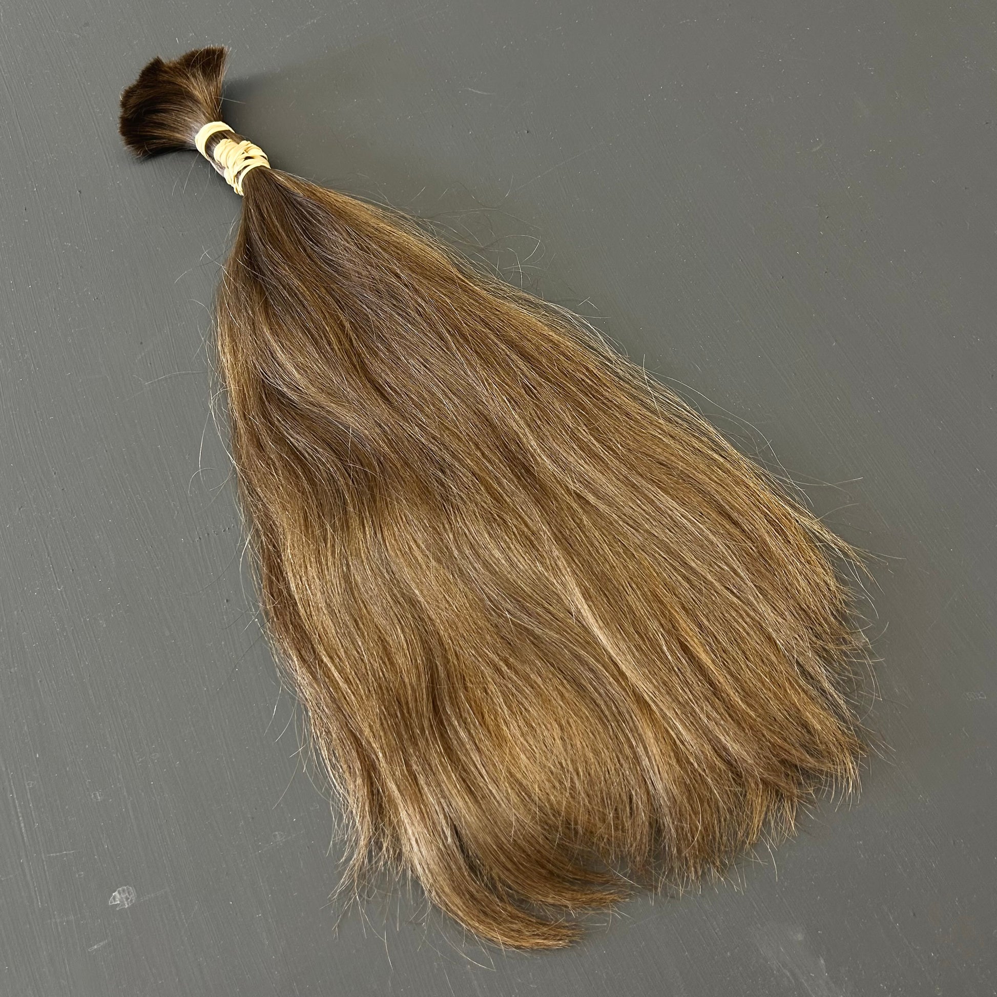 Europäischer Rohhaarzopf Naturblond, 125 g, 50 cm, mittelblond
