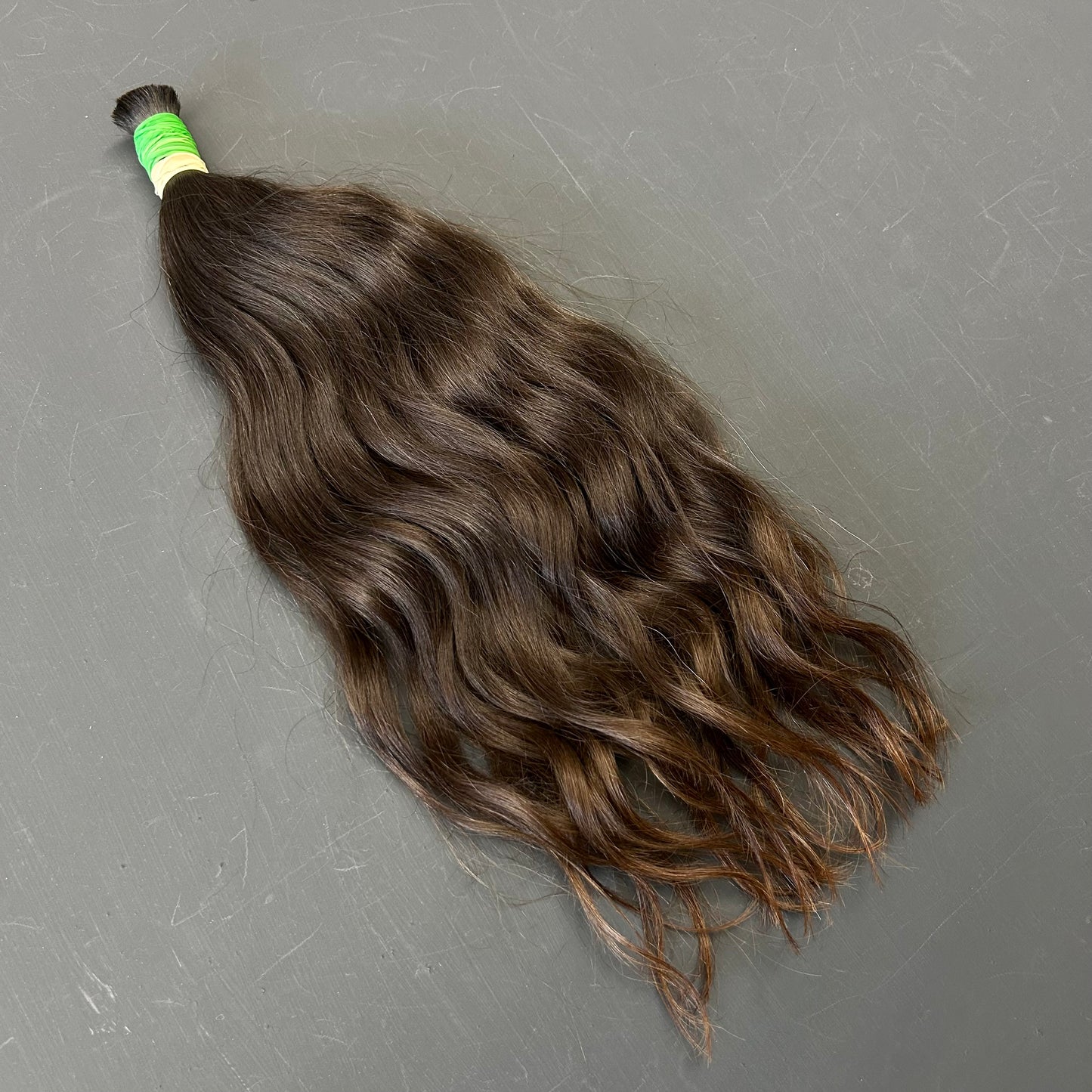 Indischer Rohhaarzopf, 110 g, 45 cm, hellbraun