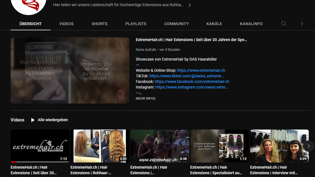 Chaîne YouTube ExtremeHair