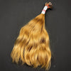 Rohhaare Für Extensions Gebondet - 10 Strähnen Goldenrod / 30Cm Gewellt Simple