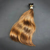 Rohhaare Für Extensions Gebondet - 10 Strähnen Darkgoldenrod / 35Cm Gewellt Simple