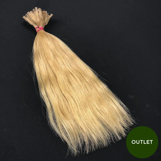 Ganzer Rohhaarzopf Gebondet - Platinblond 69 Strähnen 38Cm Simple