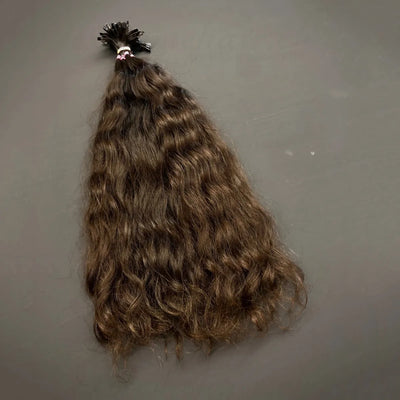 Rohhaare Für Extensions Gebondet - 10 Strähnen Sienna / 55Cm Stark Gewellt Simple