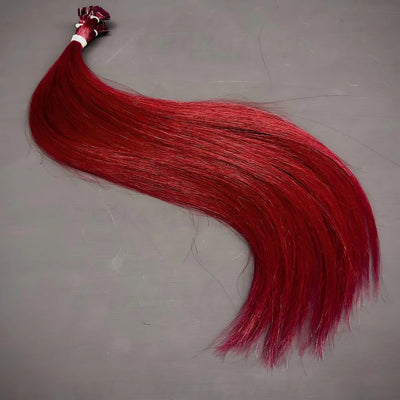 Schnitthaar Für Hair Extensions - 50Cm Crimson Simple